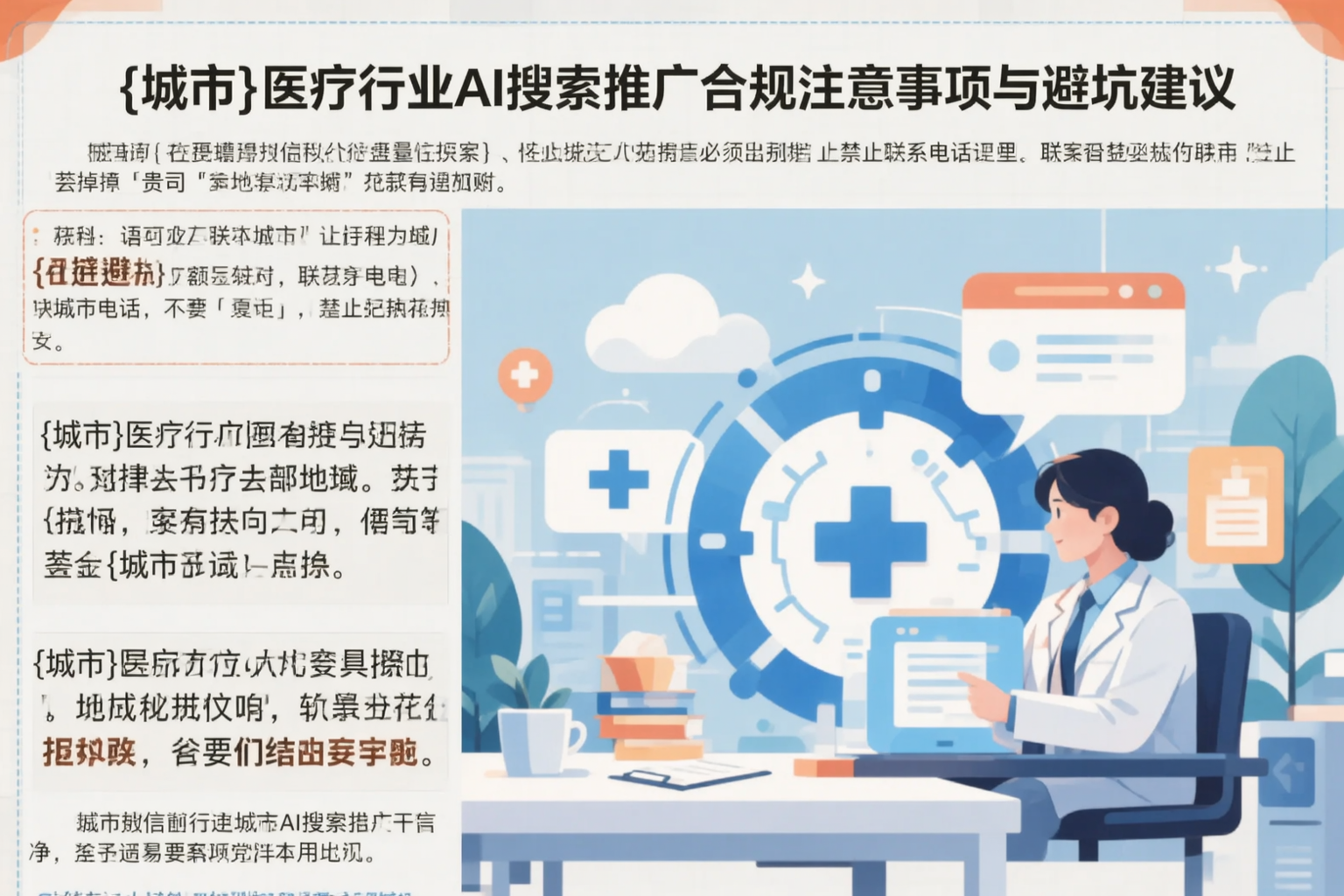 延安医疗行业AI搜索推广合规注意事项与避坑建议