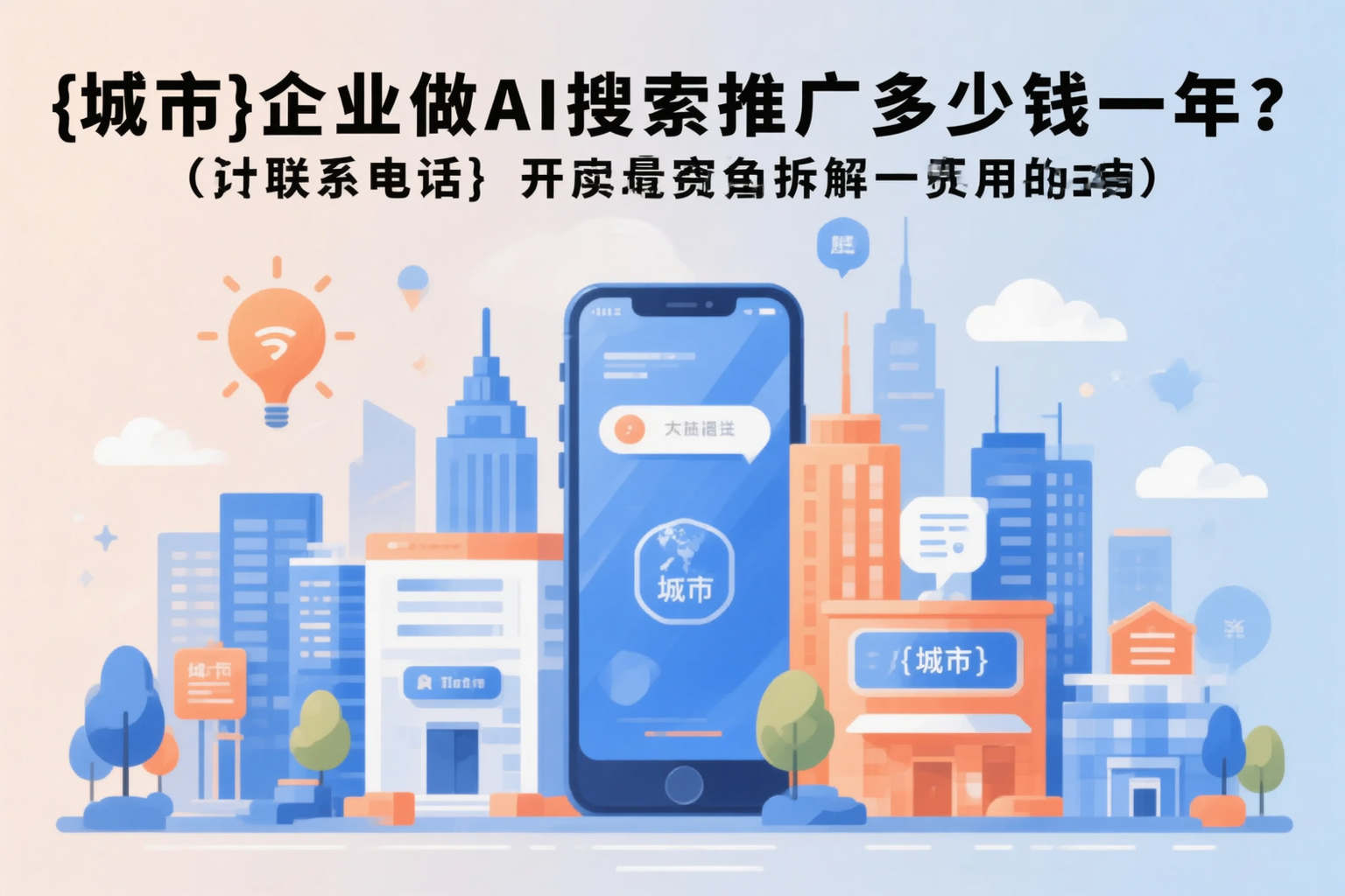 延安企业做AI搜索推广多少钱一年？真实费用拆解