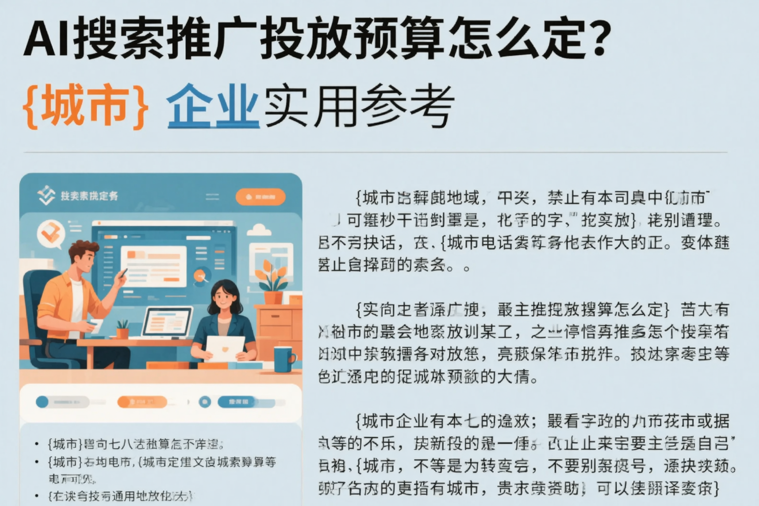 AI搜索推广投放预算怎么定?延安企业实用参考