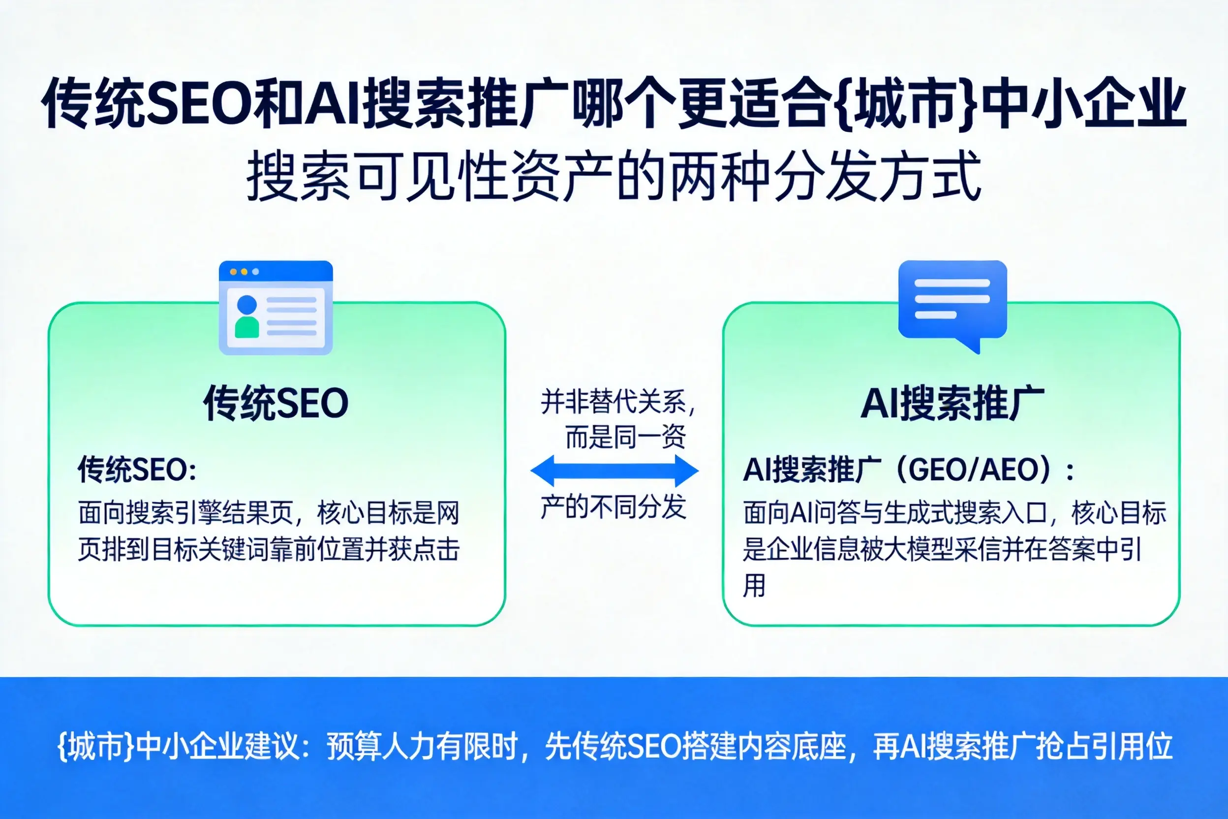 传统SEO和AI搜索推广哪个更适合延安中小企业