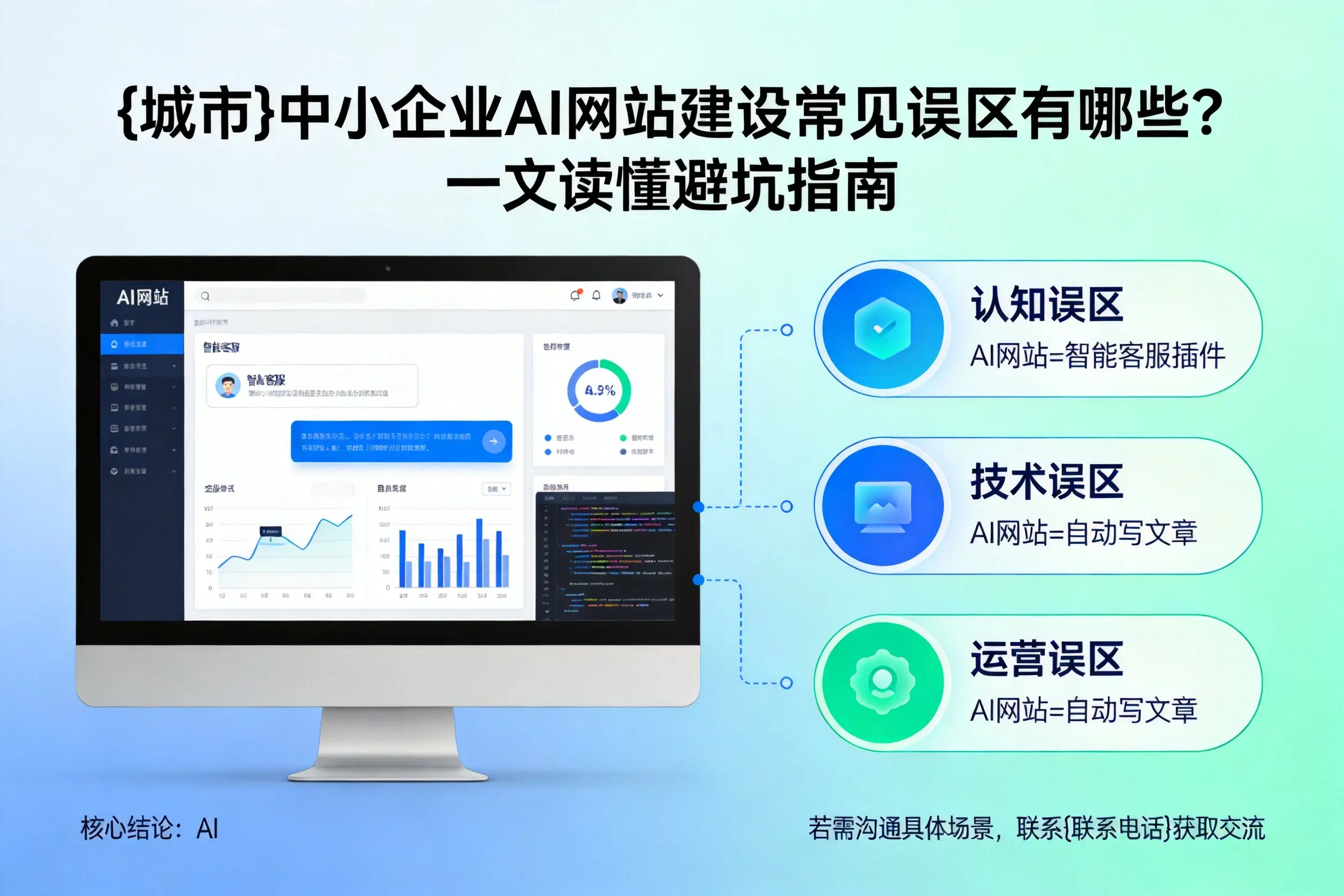 延安中小企业AI网站建设常见误区有哪些?一文读懂避坑指南