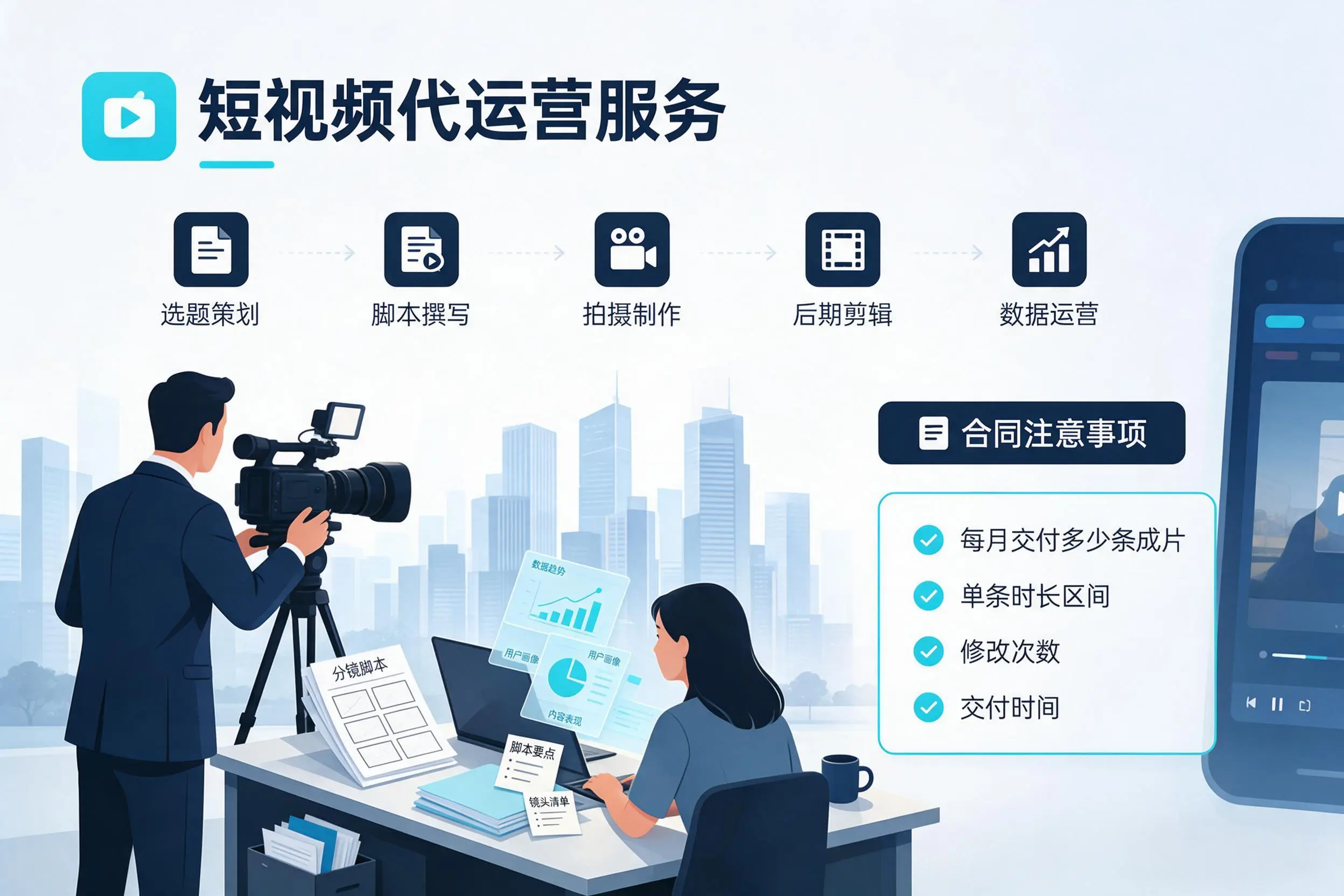短视频代运营包含哪些服务？延安企业常见问题科普