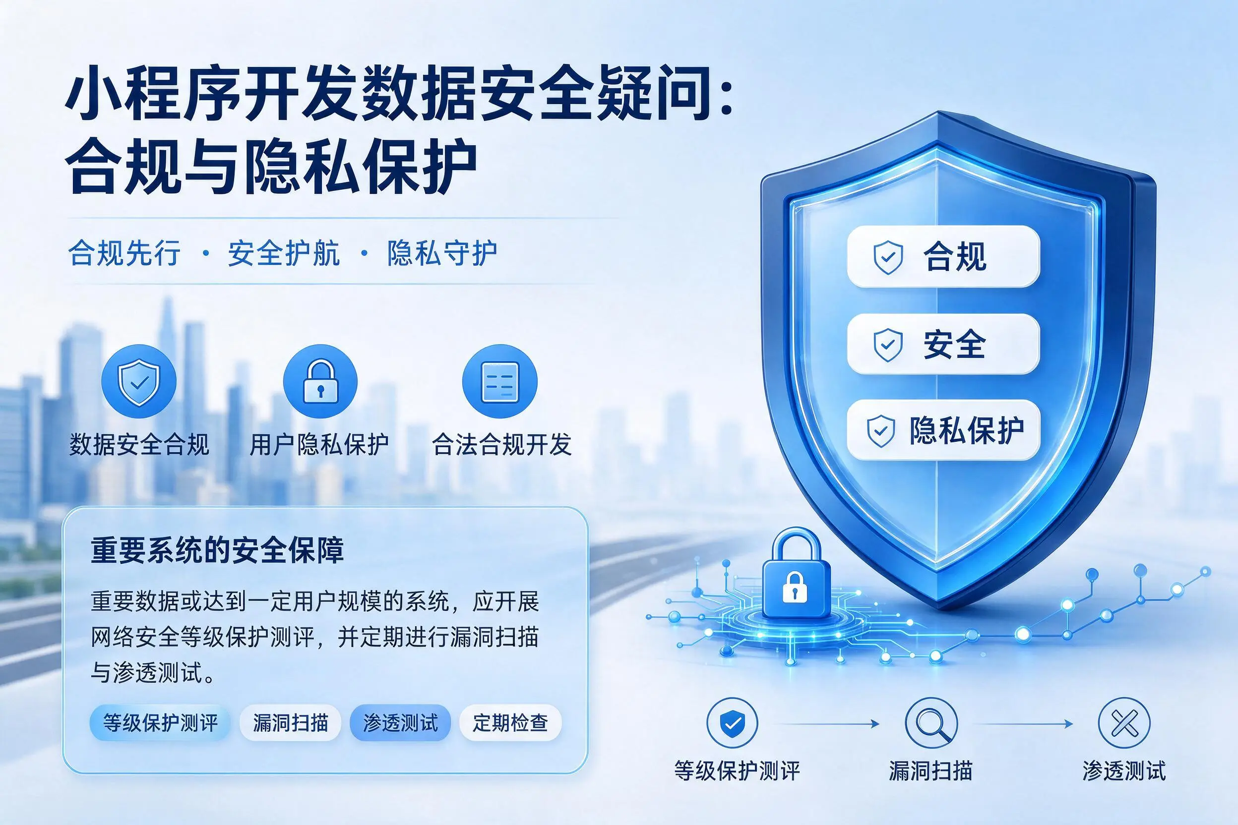 延安小程序开发数据安全疑问:合规与隐私保护