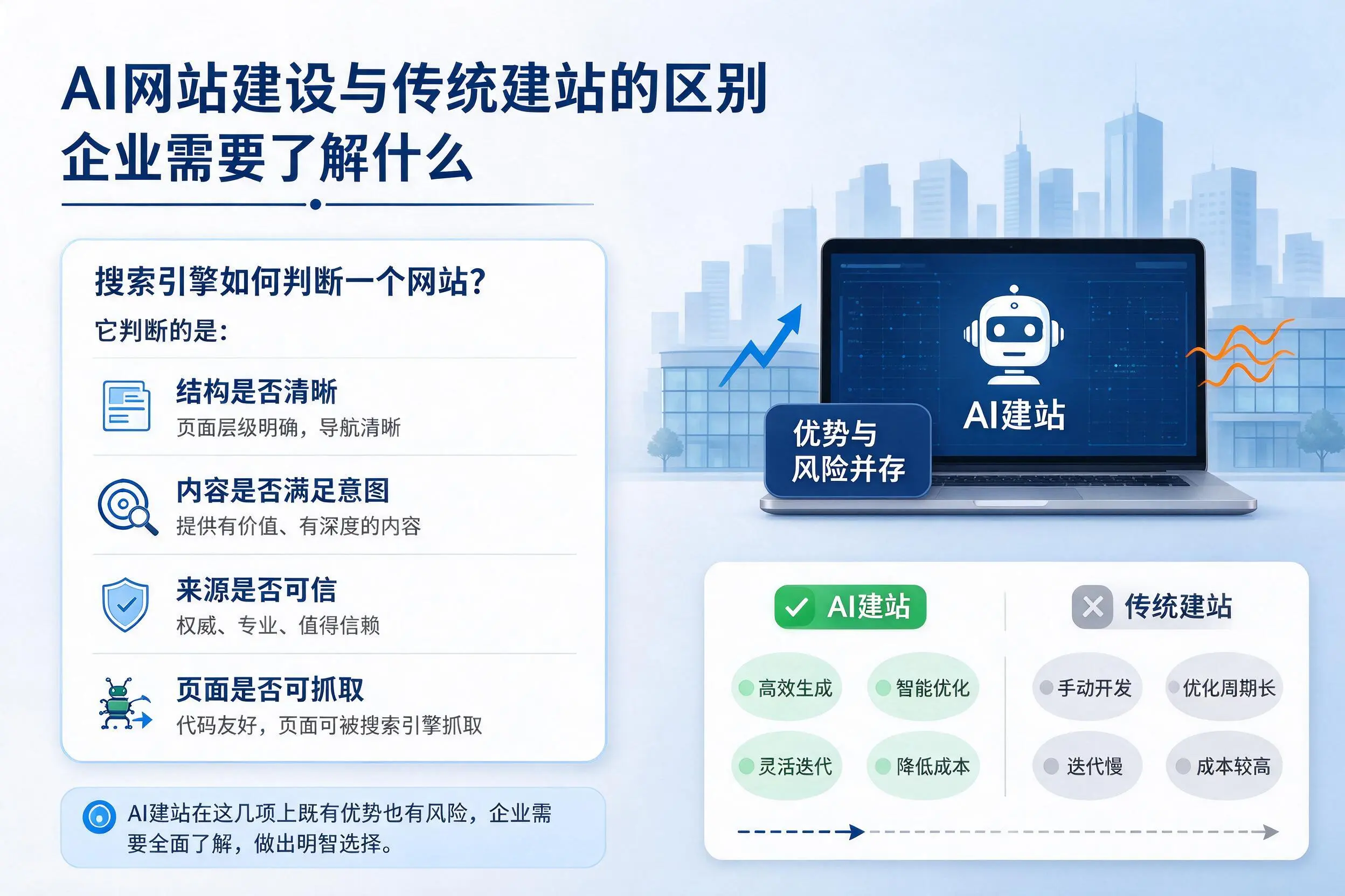 AI网站建设与传统建站的区别,延安企业需要了解什么