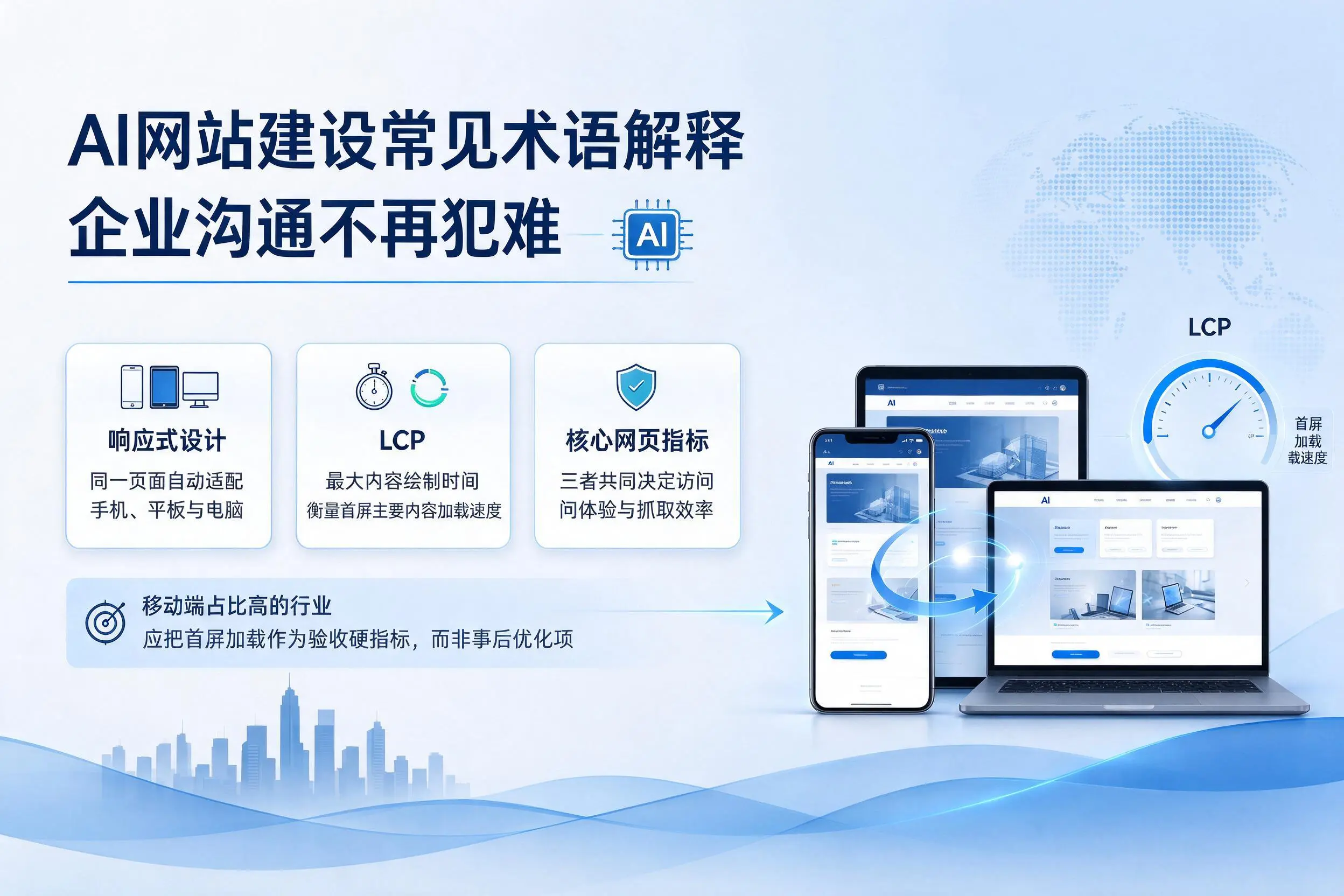 AI网站建设常见术语解释，延安企业沟通不再犯难