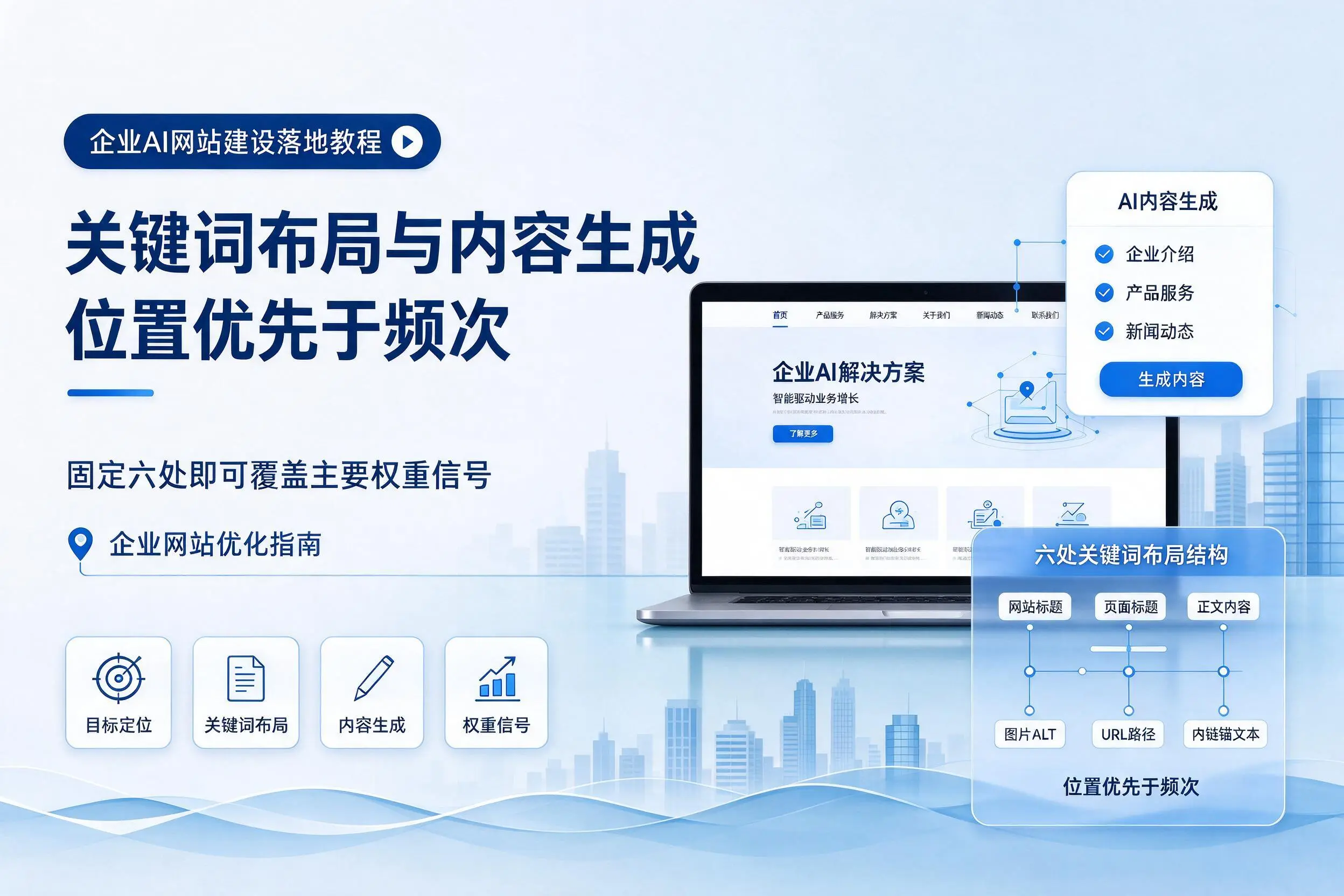 延安企业AI网站建设落地教程:关键词布局与内容生成